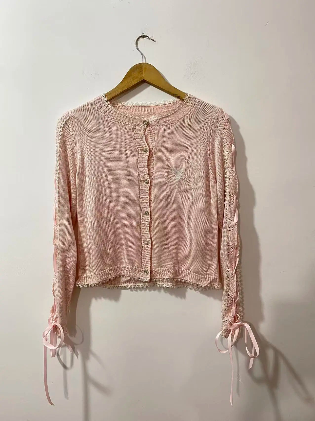 Knitted Long Sleeve Cardigan Sweater
