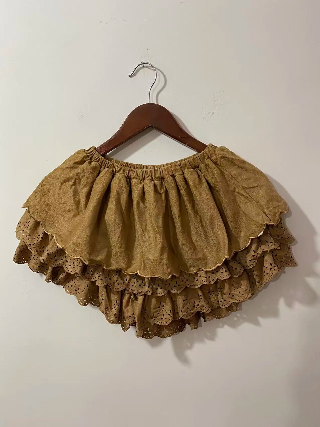 Lace Mesh Embroidery Mini Skirt Unique Short Skirts
