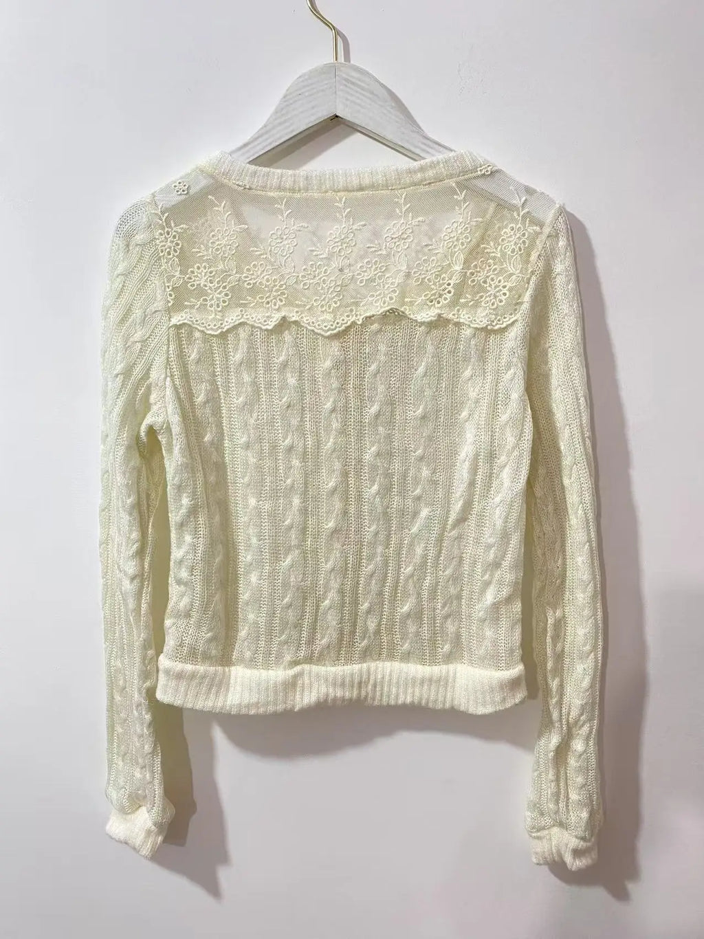 Knitted Long Sleeve Cardigan Sweater
