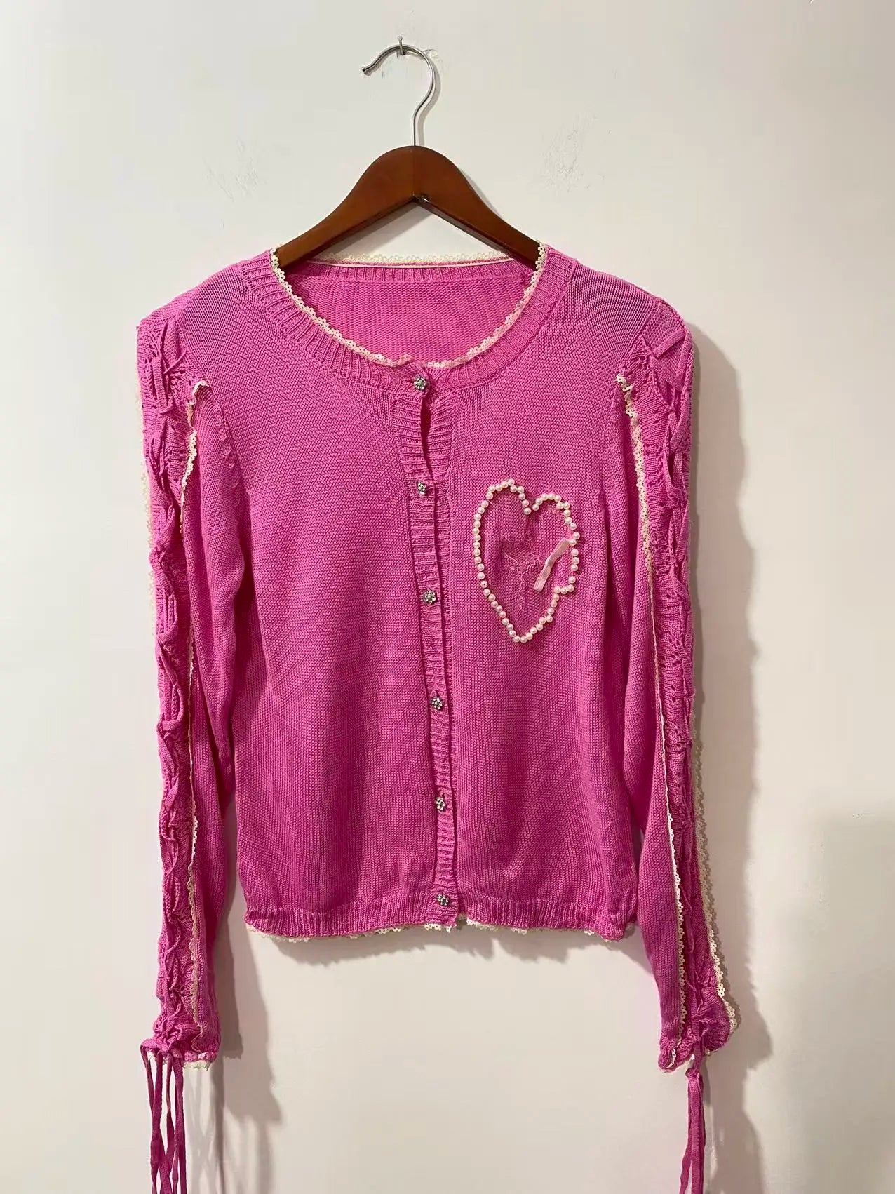 Knitted Long Sleeve Cardigan Sweater