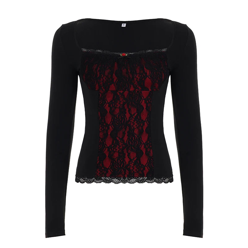Gothic Vampire Lace Top