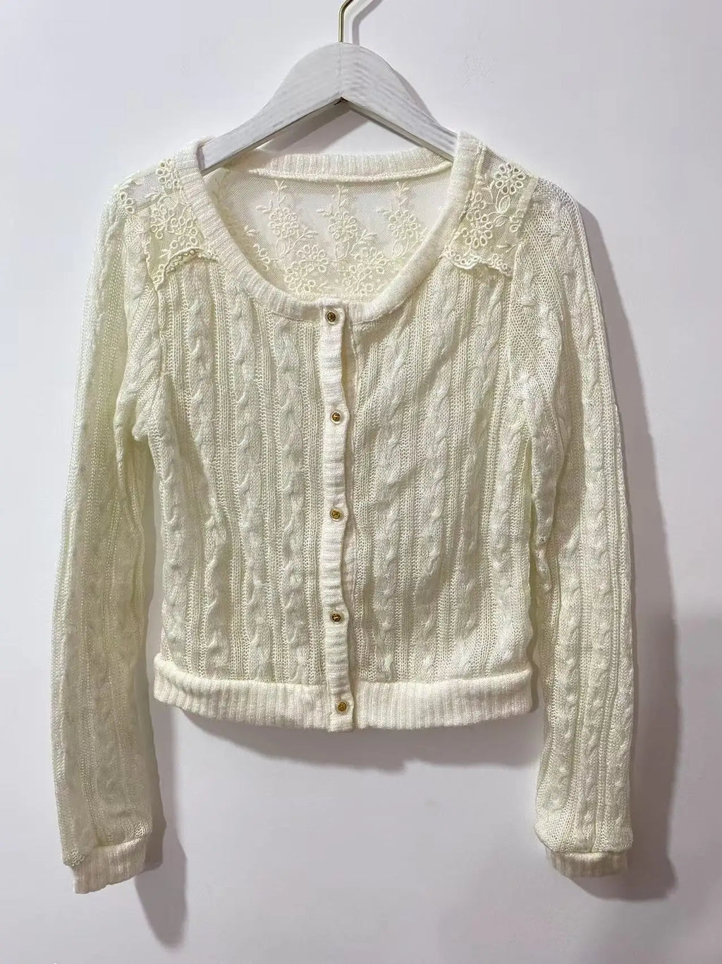 Knitted Long Sleeve Cardigan Sweater
