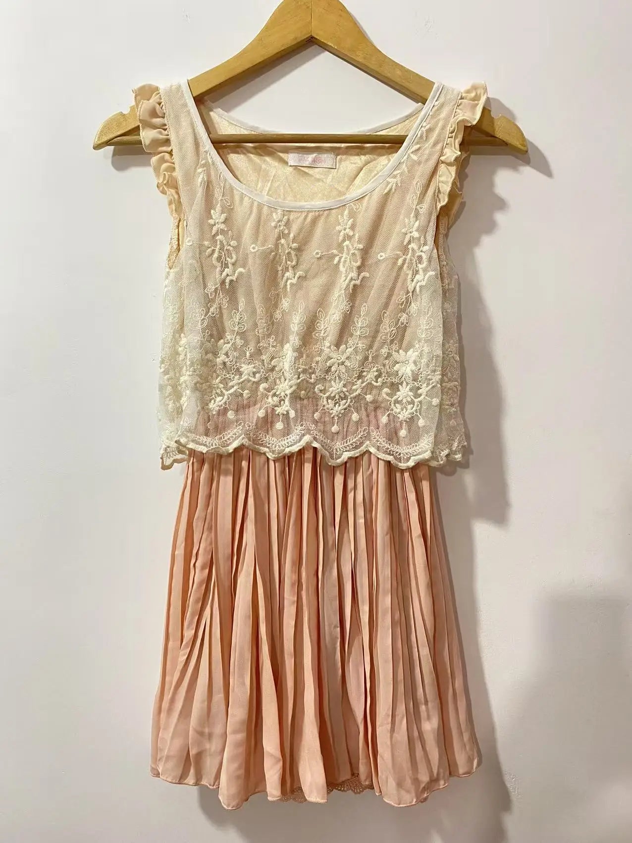 Lace Chiffon Mini Dresses