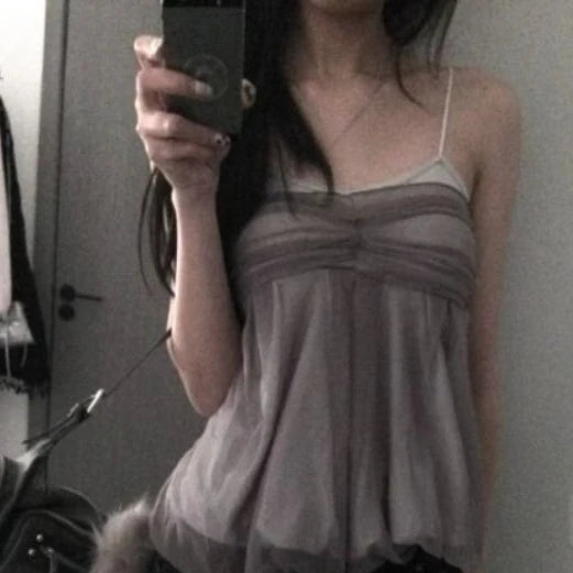 Vintage Mesh Tank Top