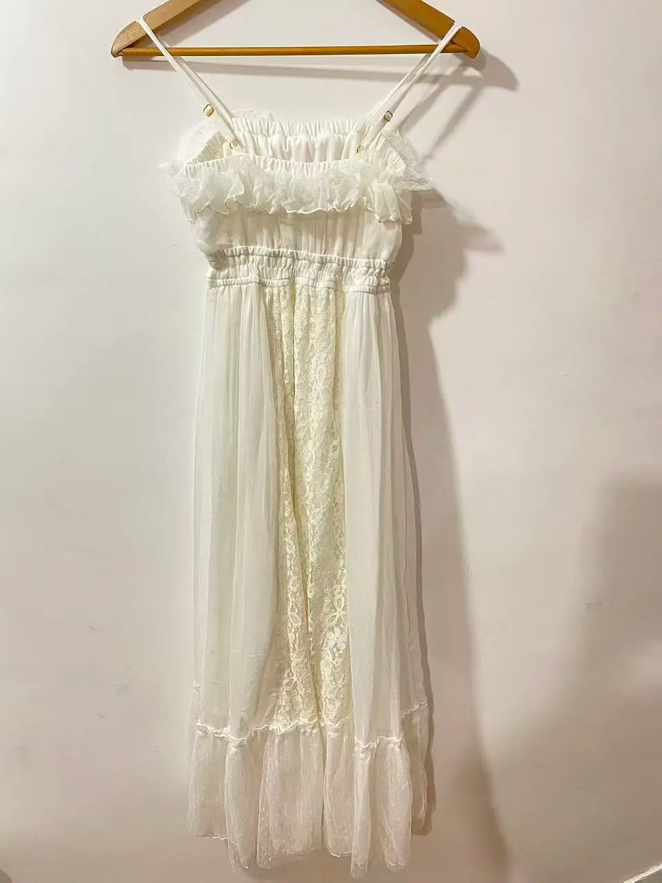 Lace Mesh Fairy Long Dress