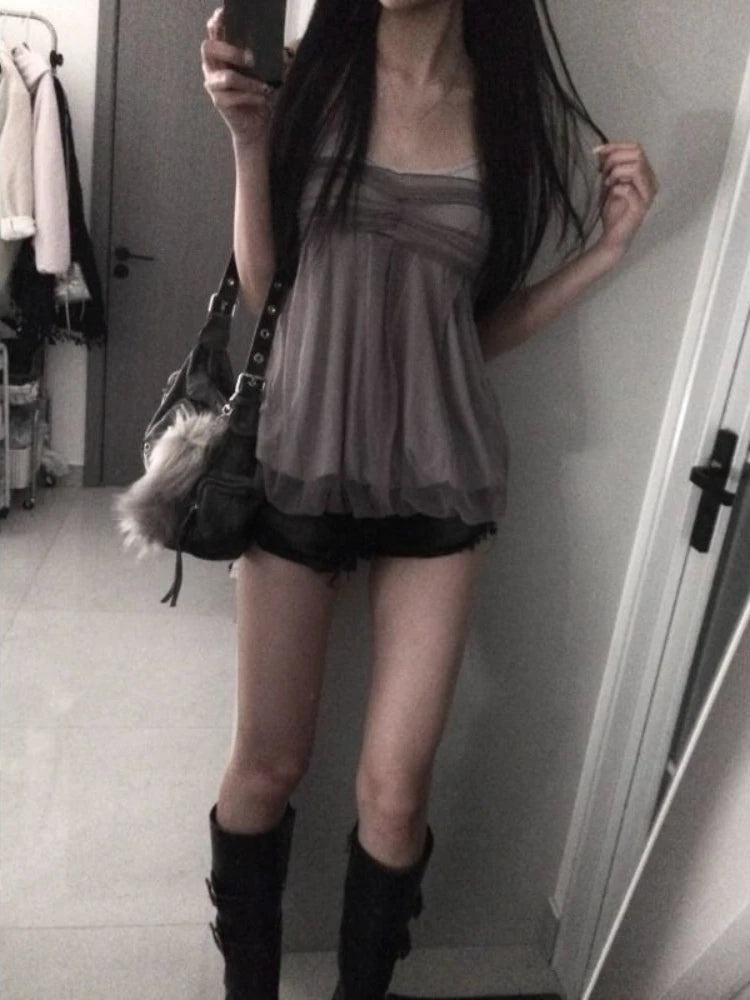 Vintage Mesh Tank Top