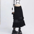Black Vintage A-line Skirt Vintage
