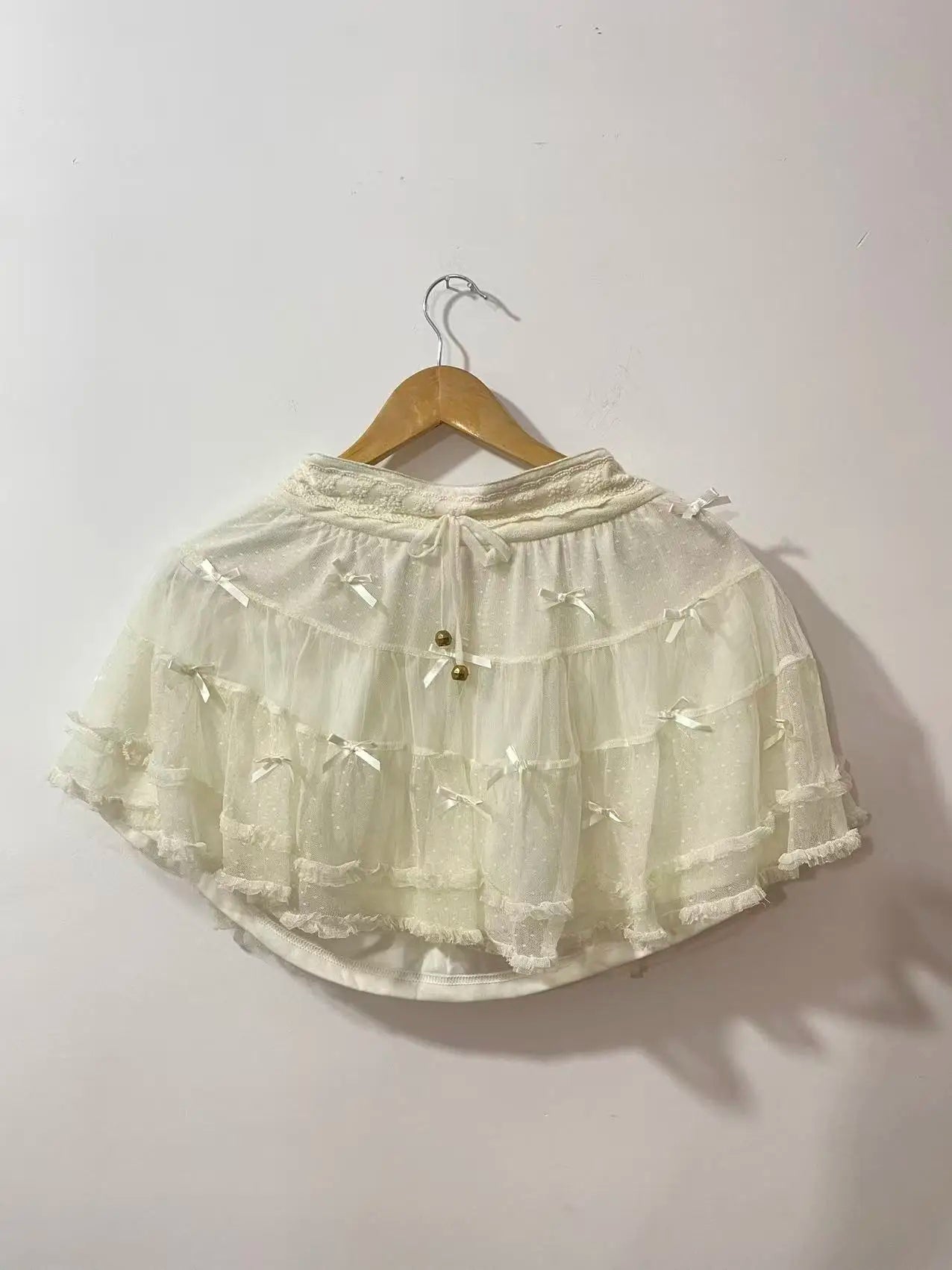 Lace Mesh Embroidery Mini Skirt Unique Short Skirts