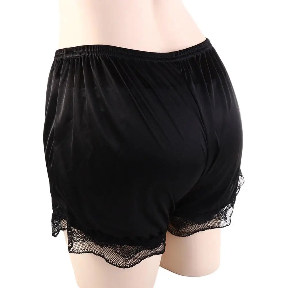 1pc Cool Fashion Women Satin Lace Lady Safety Shorts Polyester Leggings Pajamas Shorts