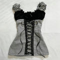 Gothic Grey Lace Camisole