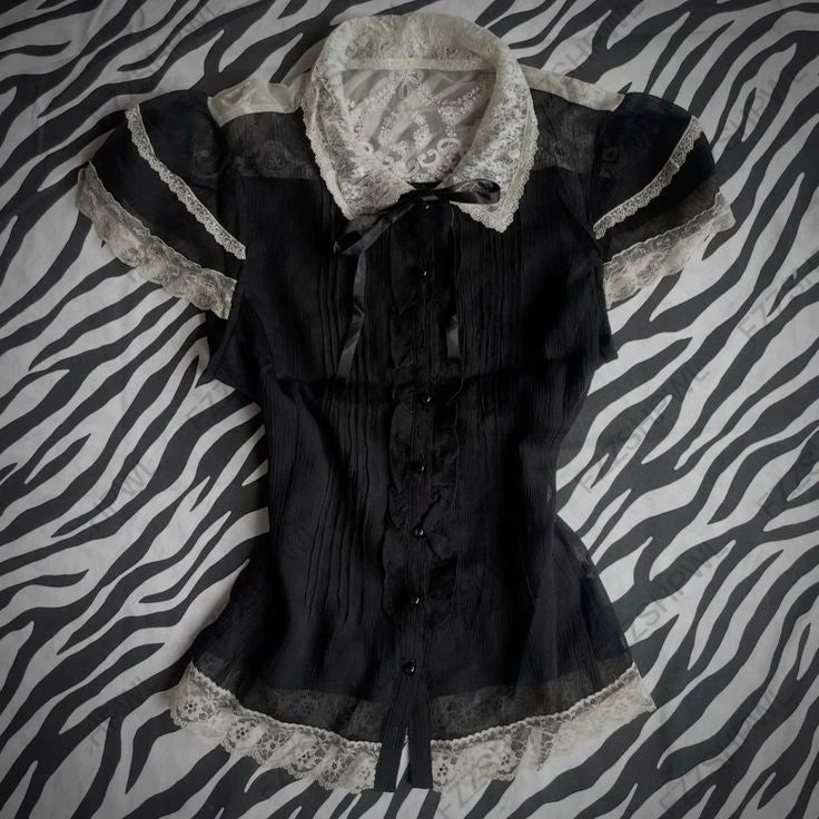 Gothic Lace Top