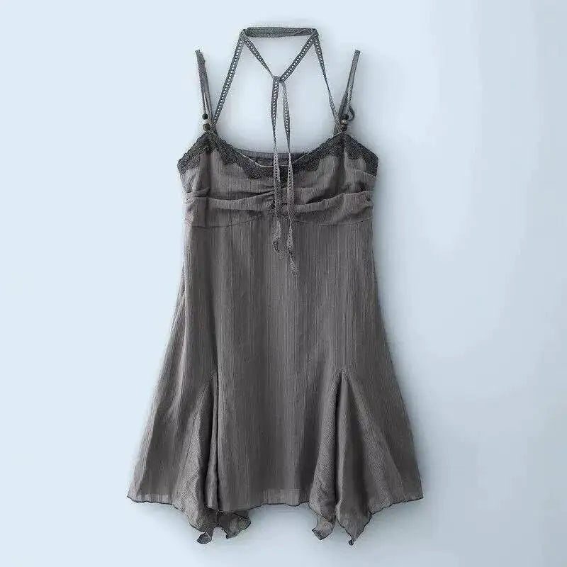Vintage Strap Chiffon Dress