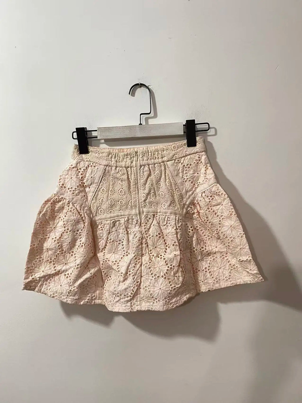 Lace Mesh Embroidery Mini Skirt Unique Short Skirts