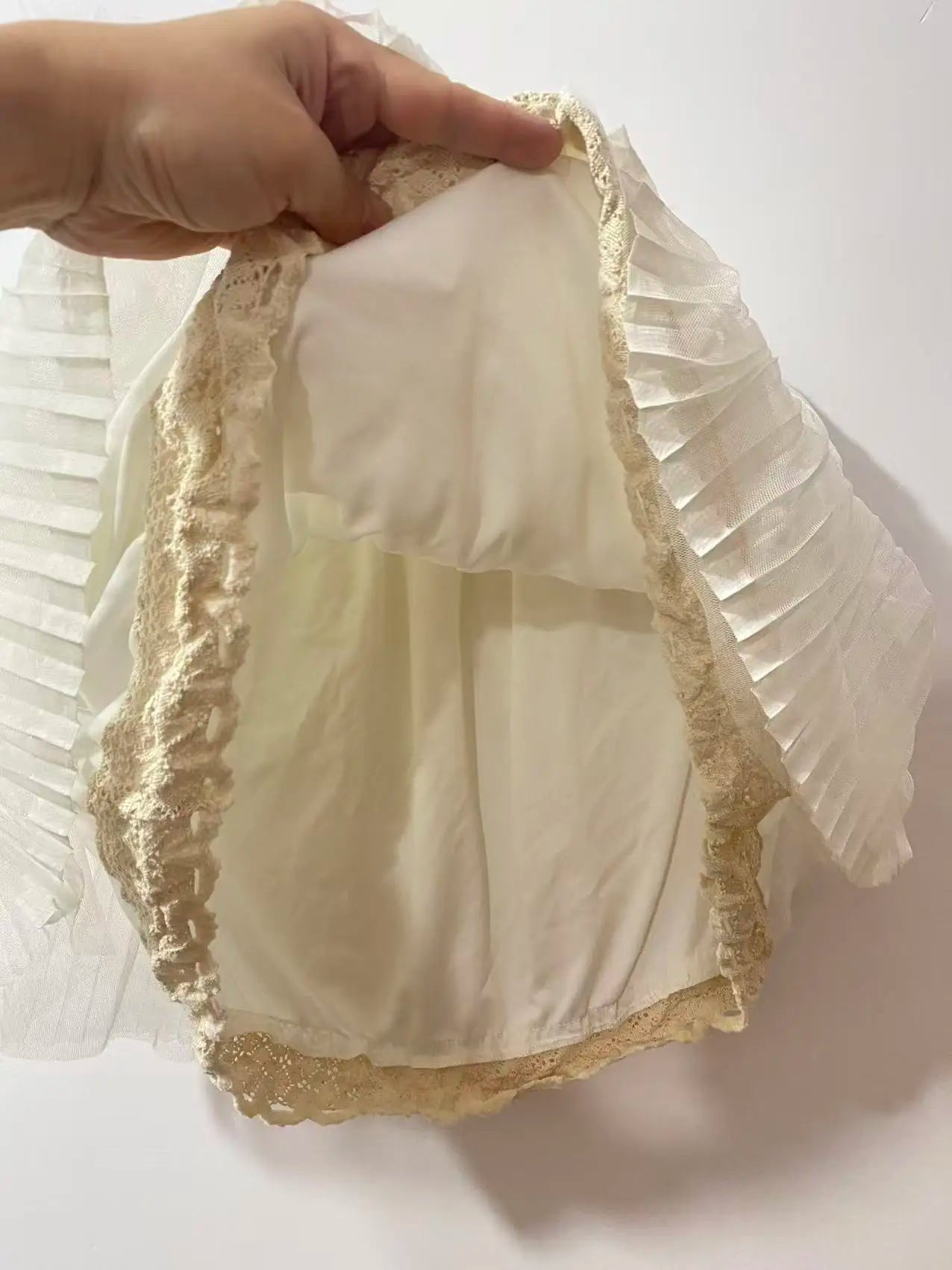 Lace Mesh Embroidery Mini Skirt Unique Short Skirts