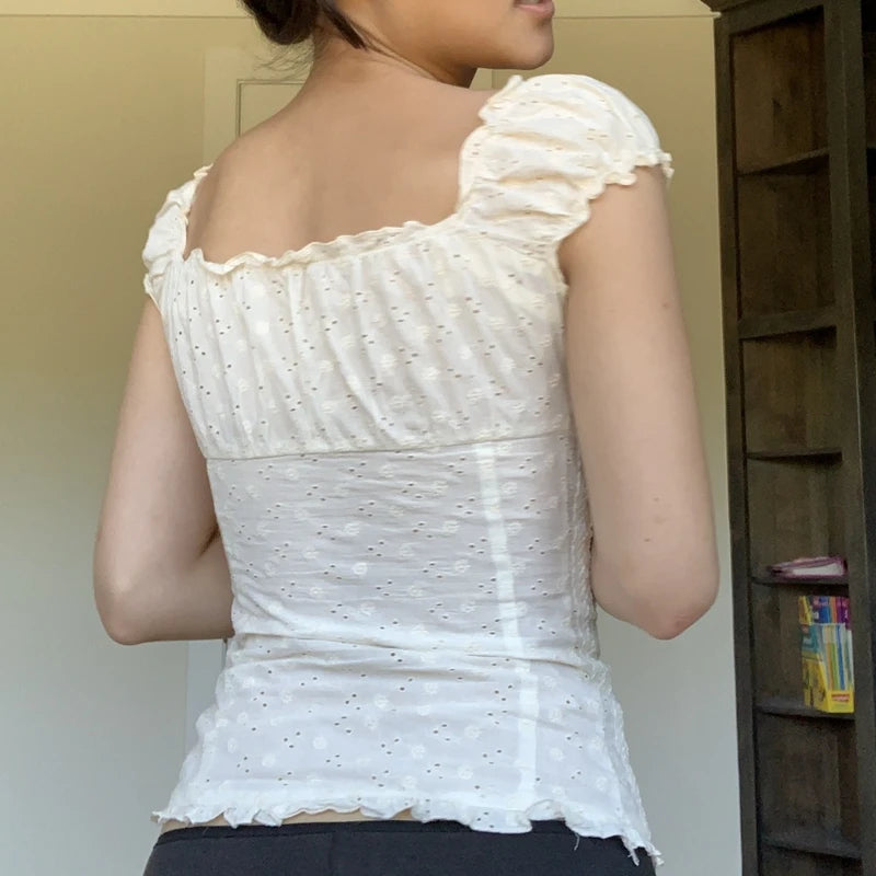 Vintage Off-White Medieval Blouse