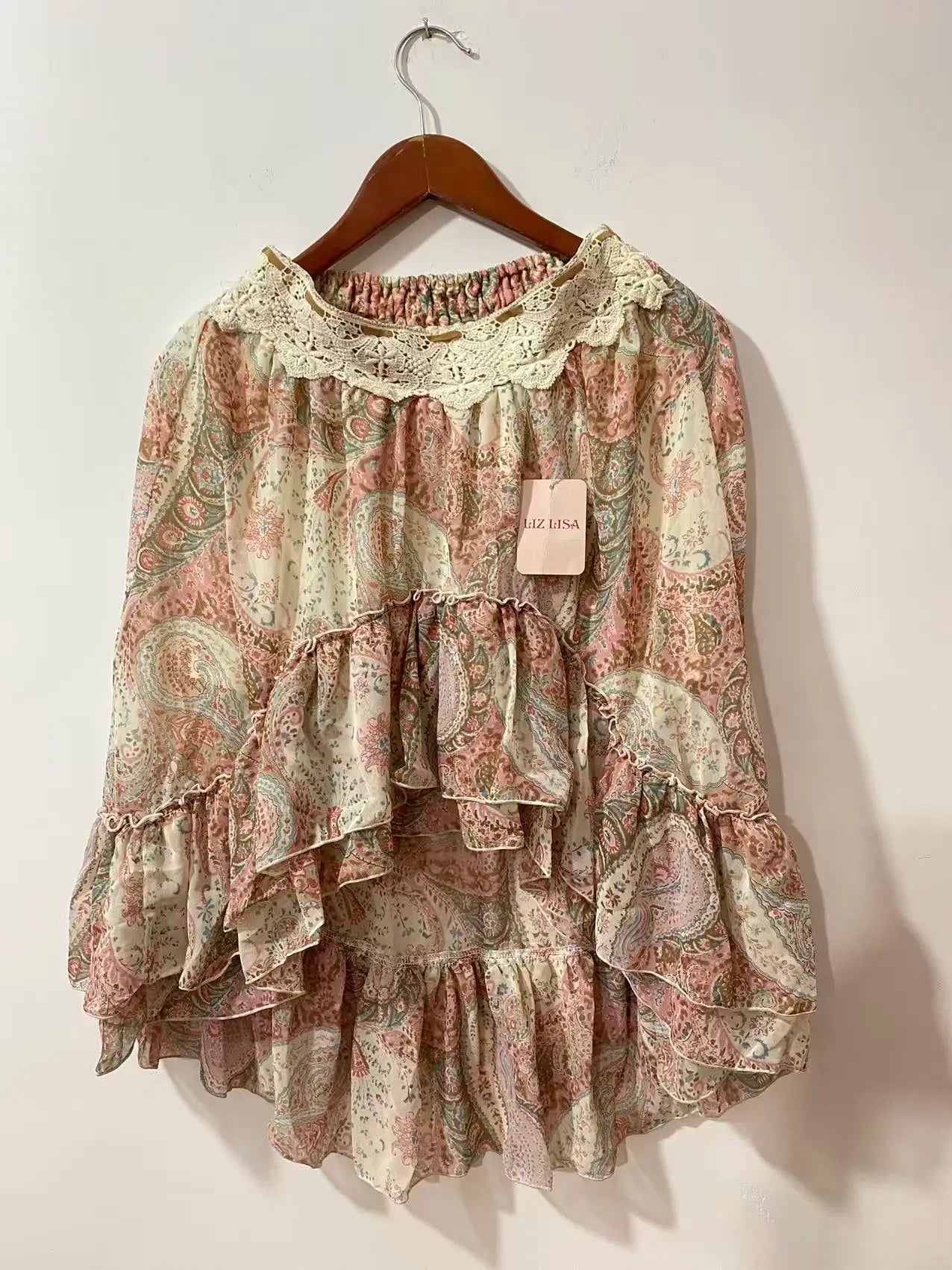 Lace Mesh Fairy Long Dress