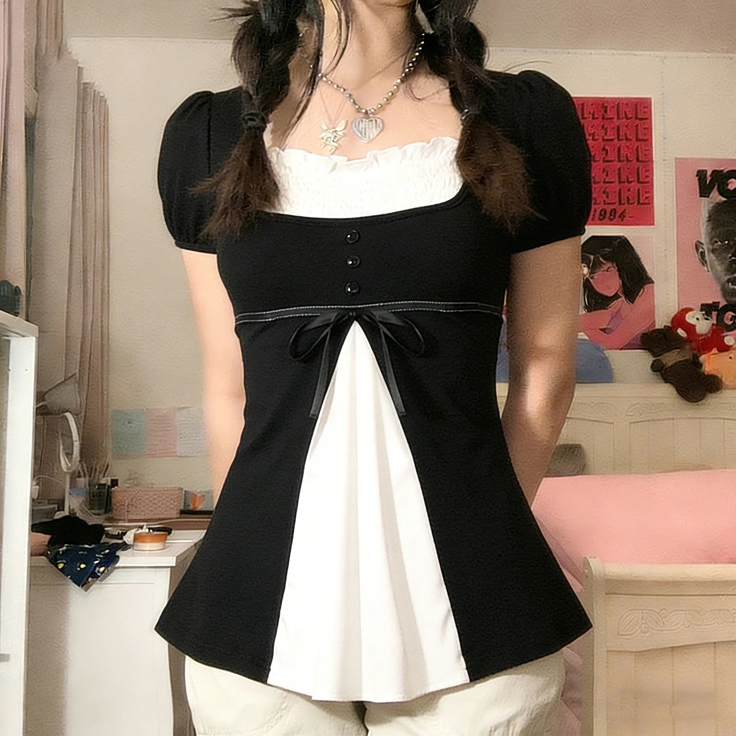 Medieval Princess Puff Sleeve Blouse