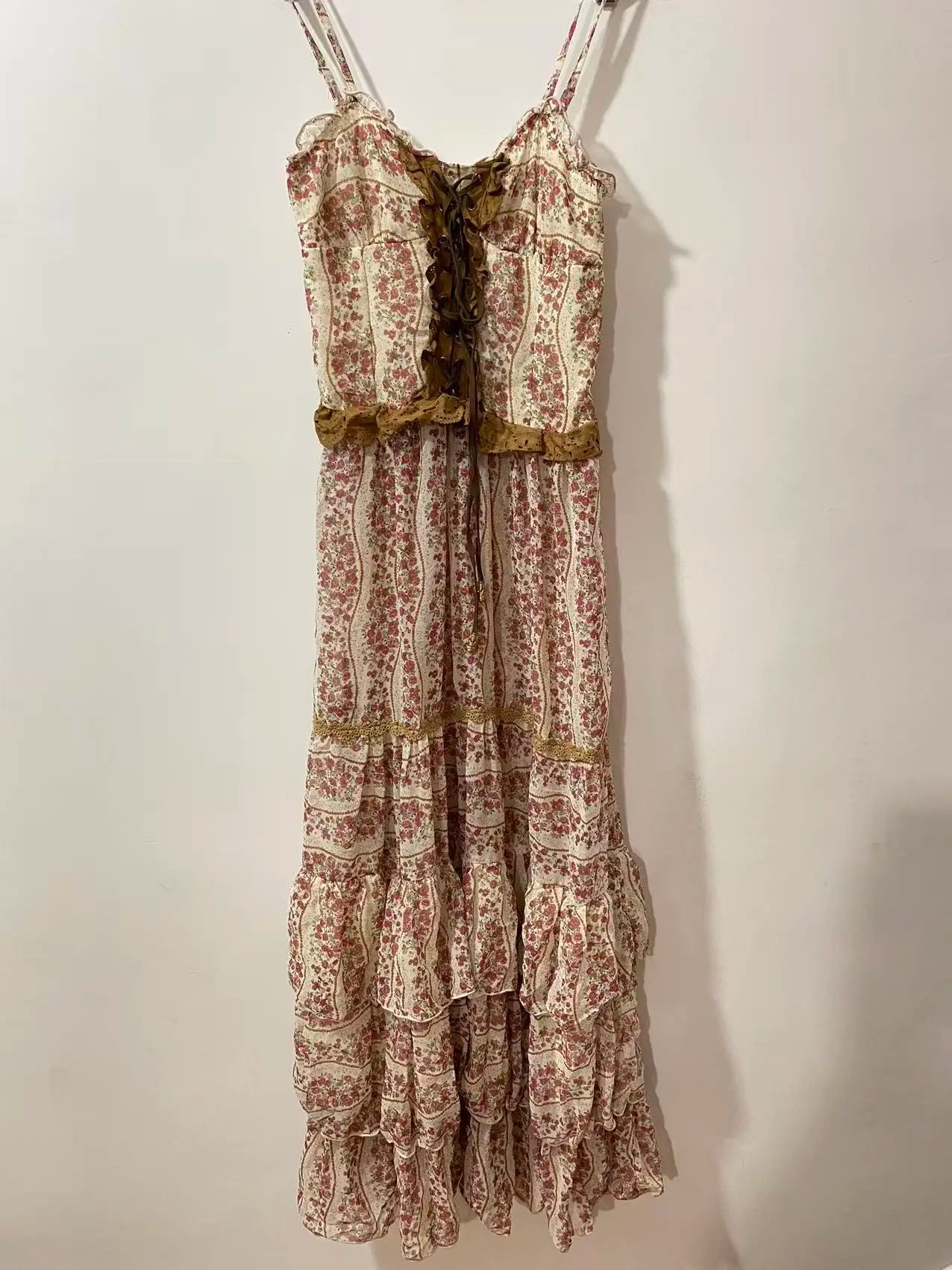 Lace Mesh Fairy Long Dress