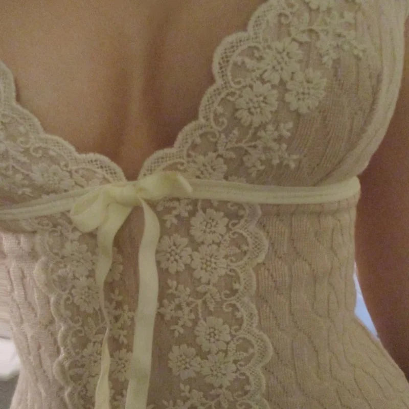 Fairy Coquette Lace Tank Top