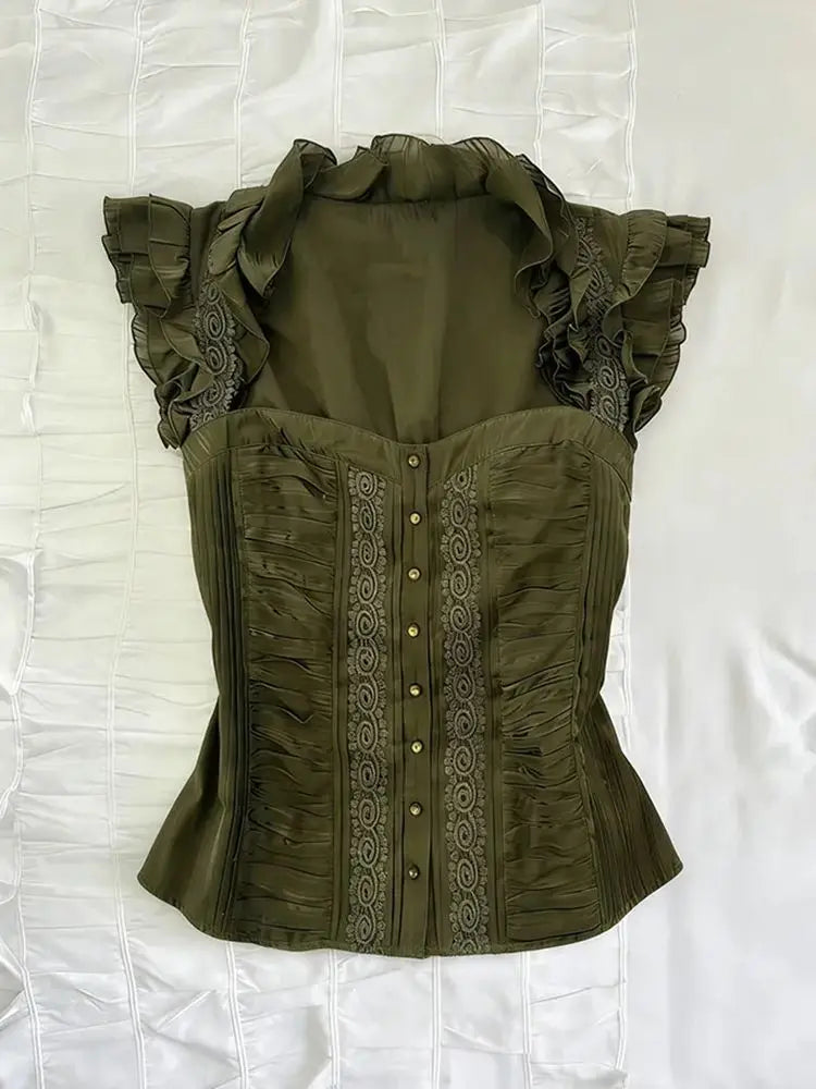 Gothic Vintage Lace Top