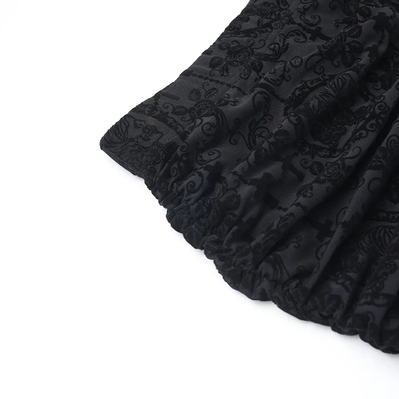 Gothic Pants Lace Flare Pants