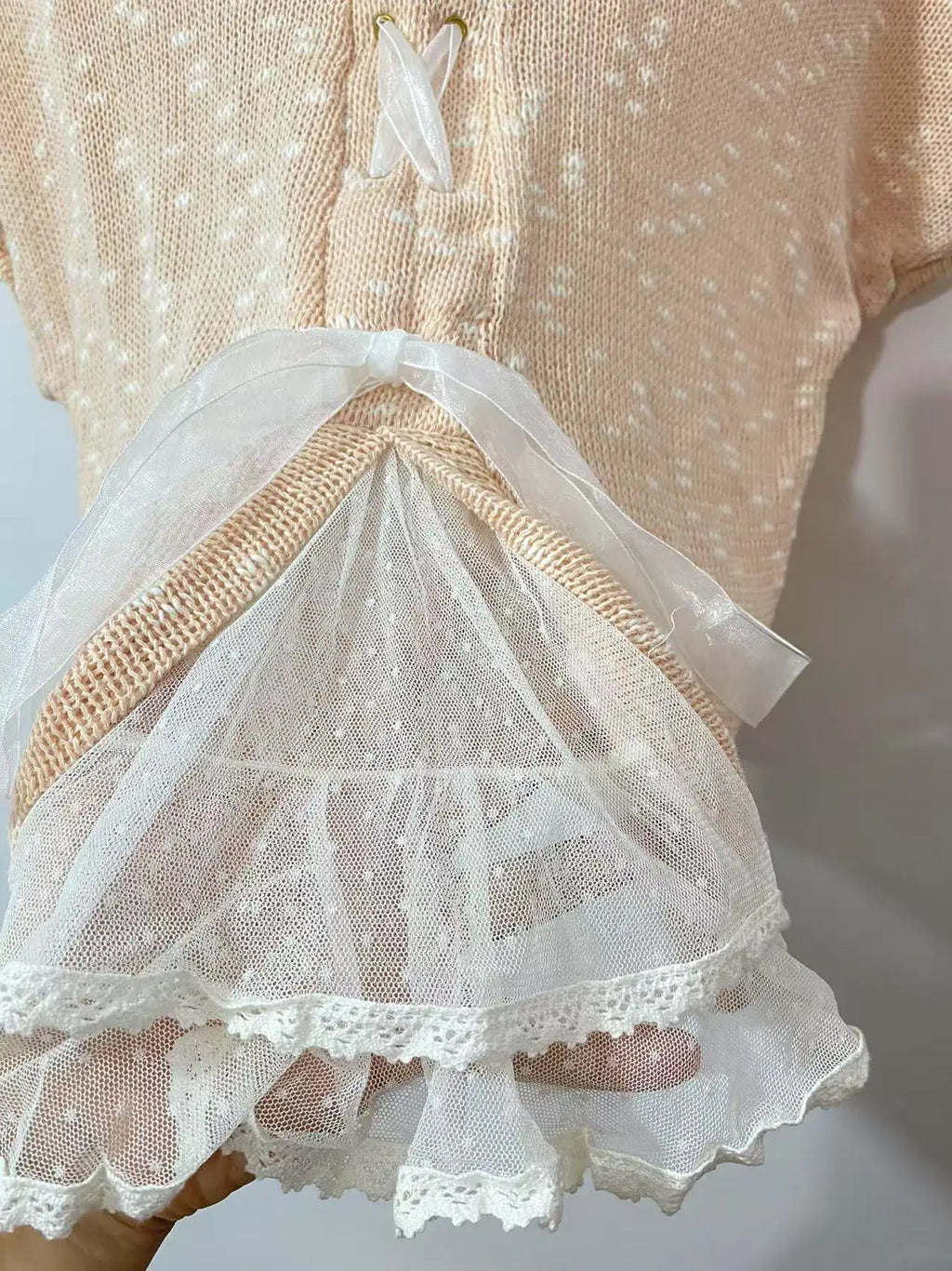 Lace Chiffon Mini Dresses