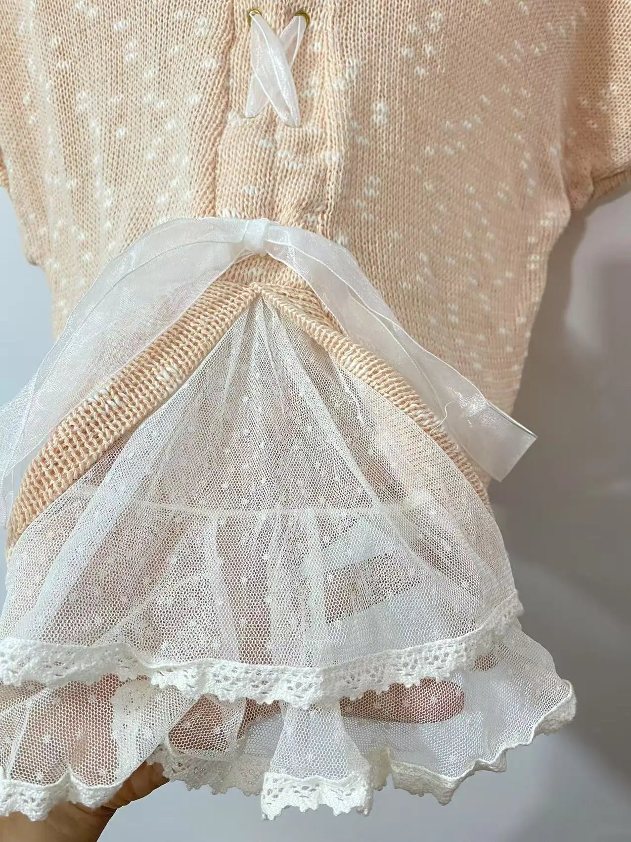 Lace Chiffon Mini Dresses