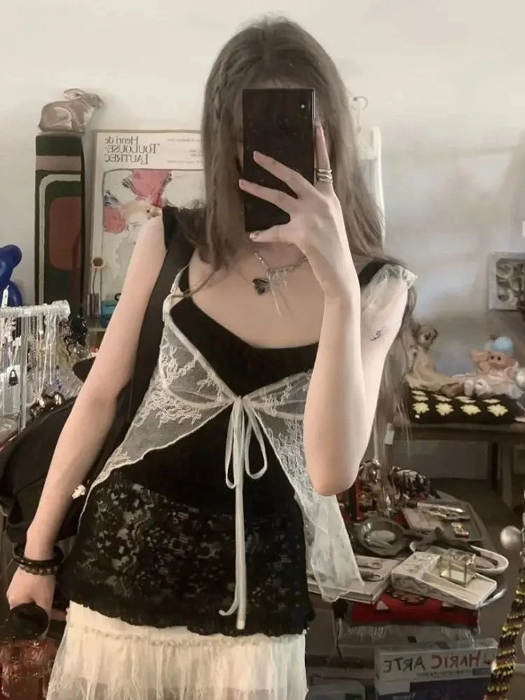 Gothic Vintage Lace Cardigan Mini Dress