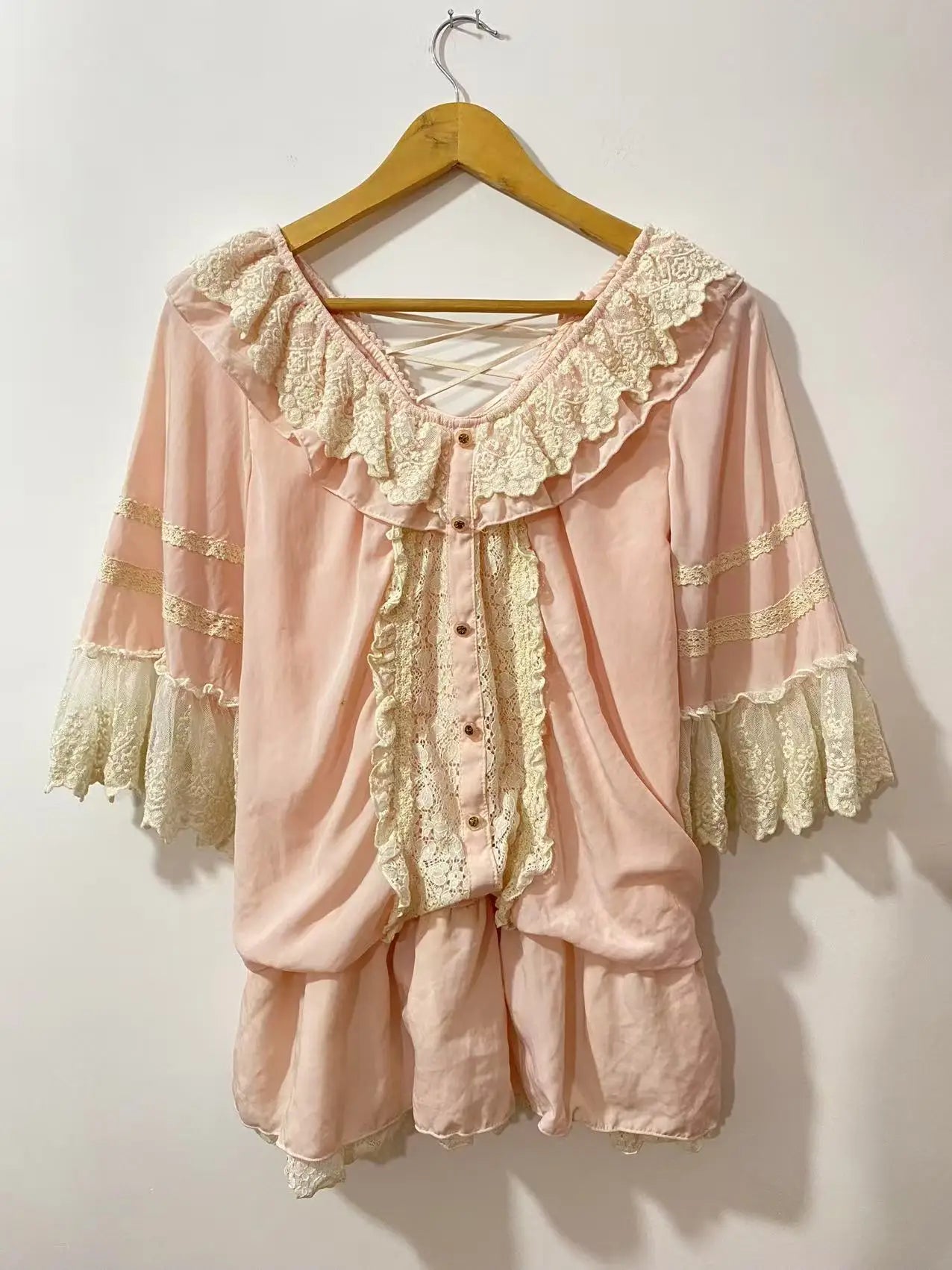Lace Chiffon Mini Dresses