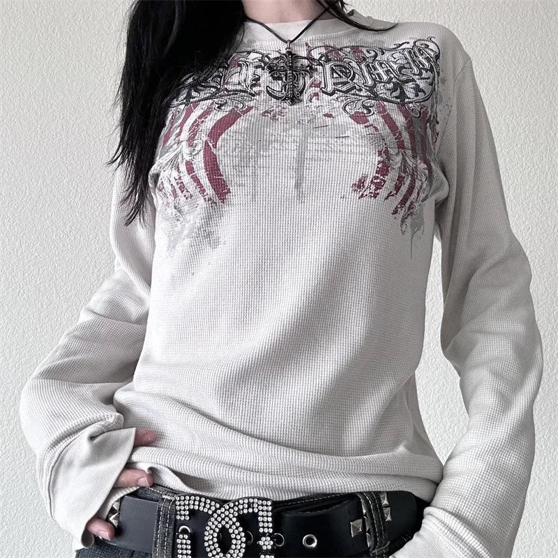 Dark Souls Grunge Long-Sleeved Top