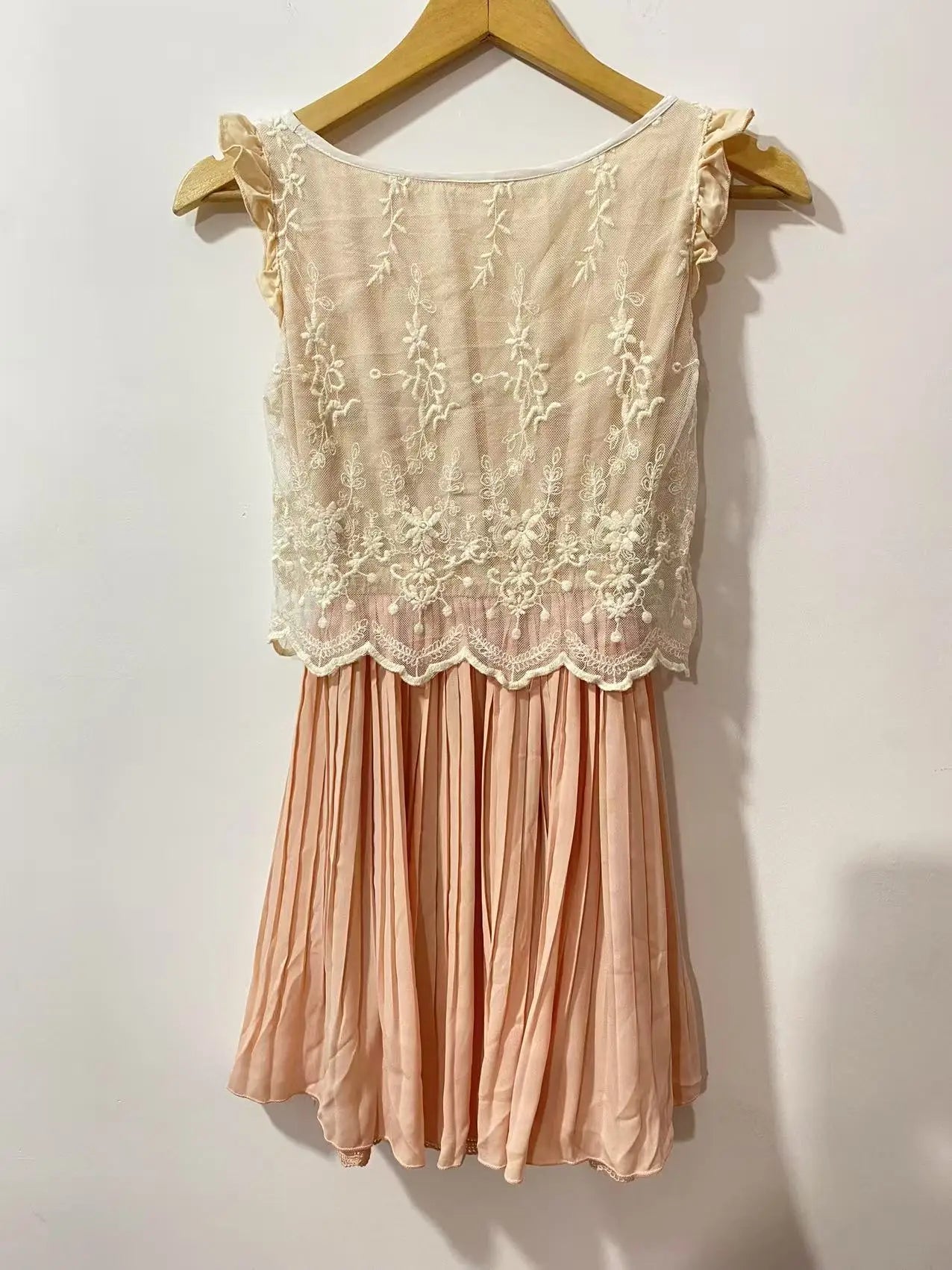 Lace Chiffon Mini Dresses