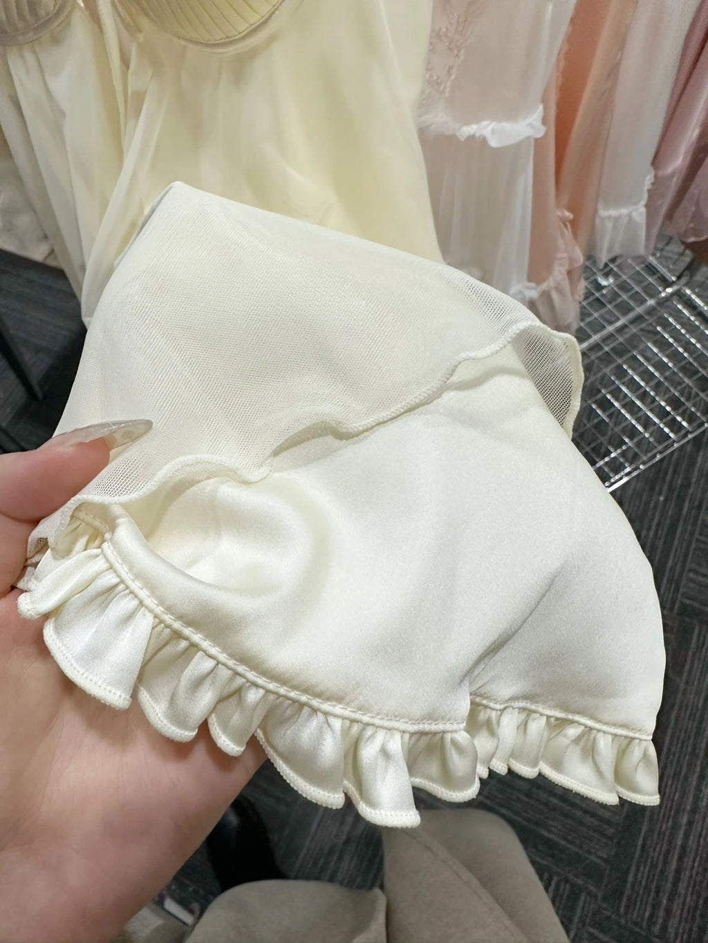 with Chest Pad Nightgown Wedding Lace Guaze Sling Nightdress Women Sexy Pajamas Sleepwear Bride Bridesmaid Casual Home Clothes