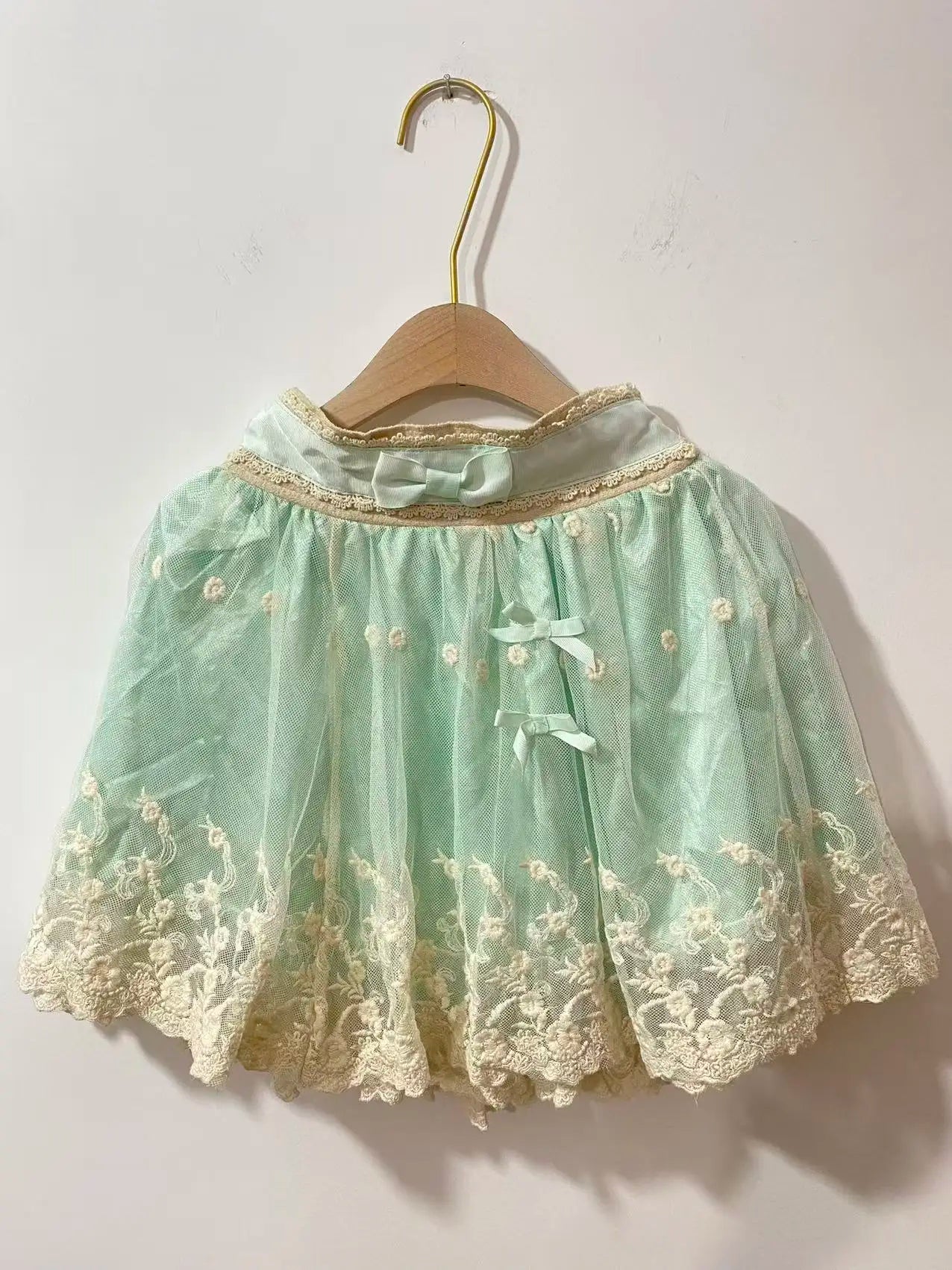 Lace Mesh Embroidery Mini Skirt Unique Short Skirts