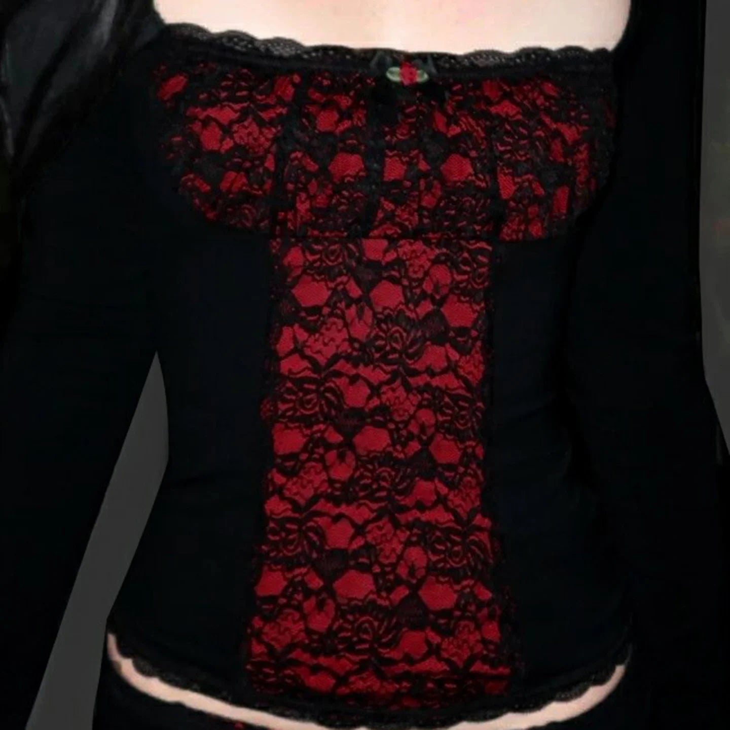 Gothic Vampire Lace Top