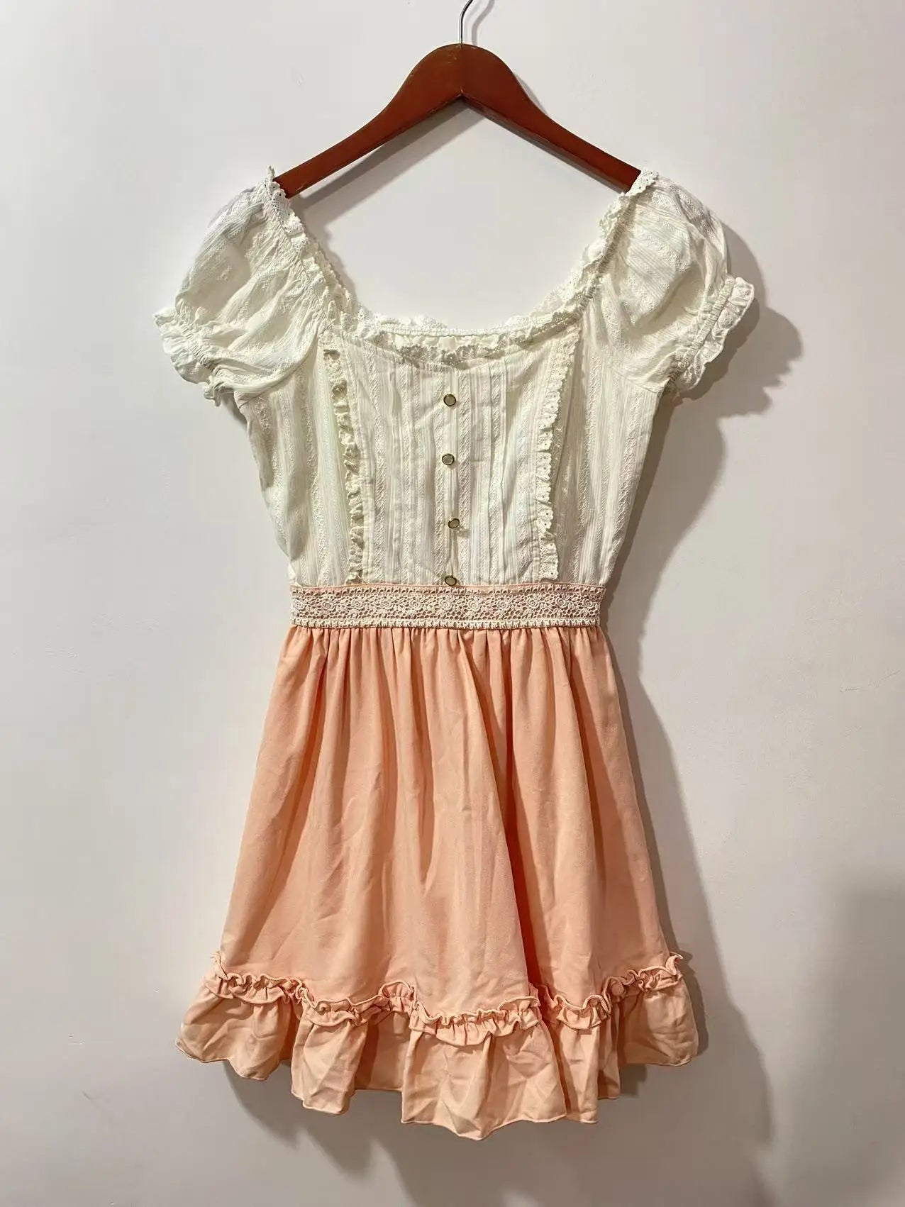 Lace Chiffon Mini Dresses
