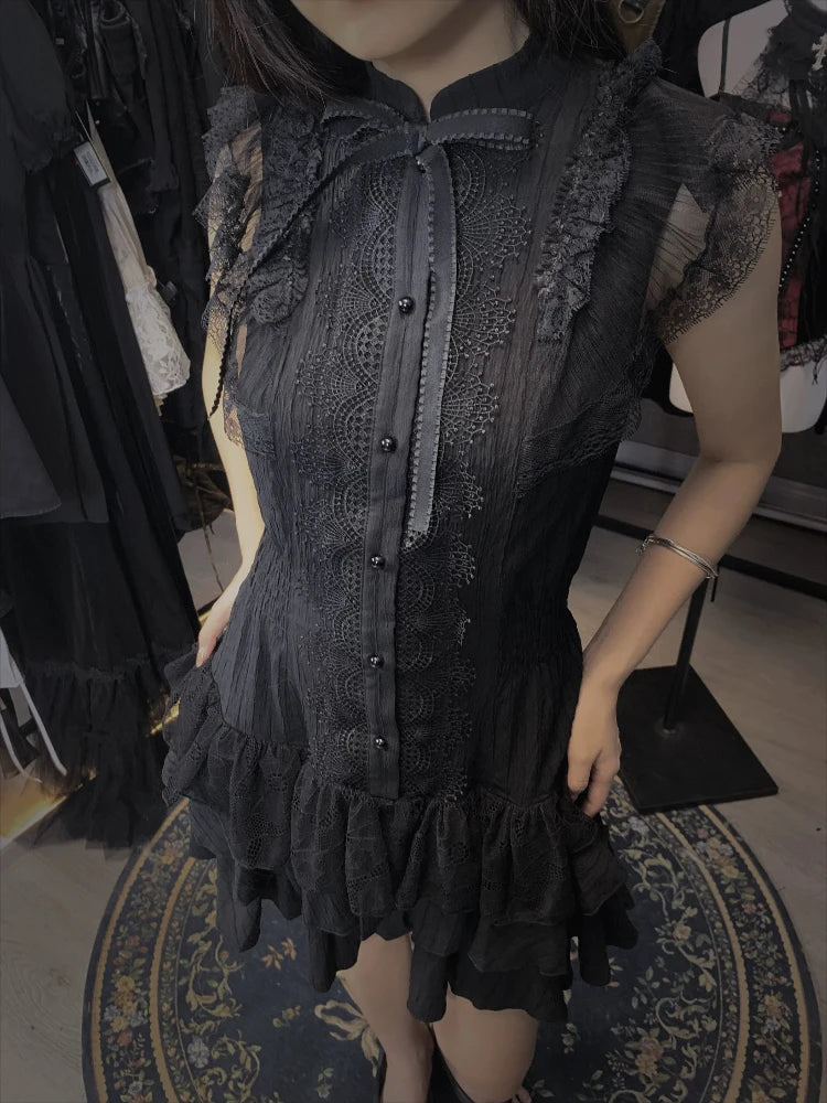 Gothic Dark Vintage Dress