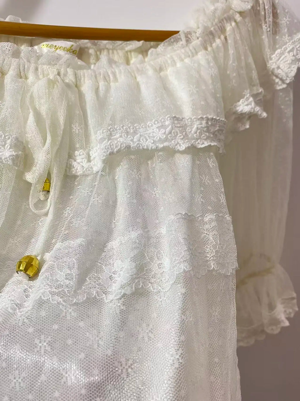 Lace Chiffon Mini Dresses