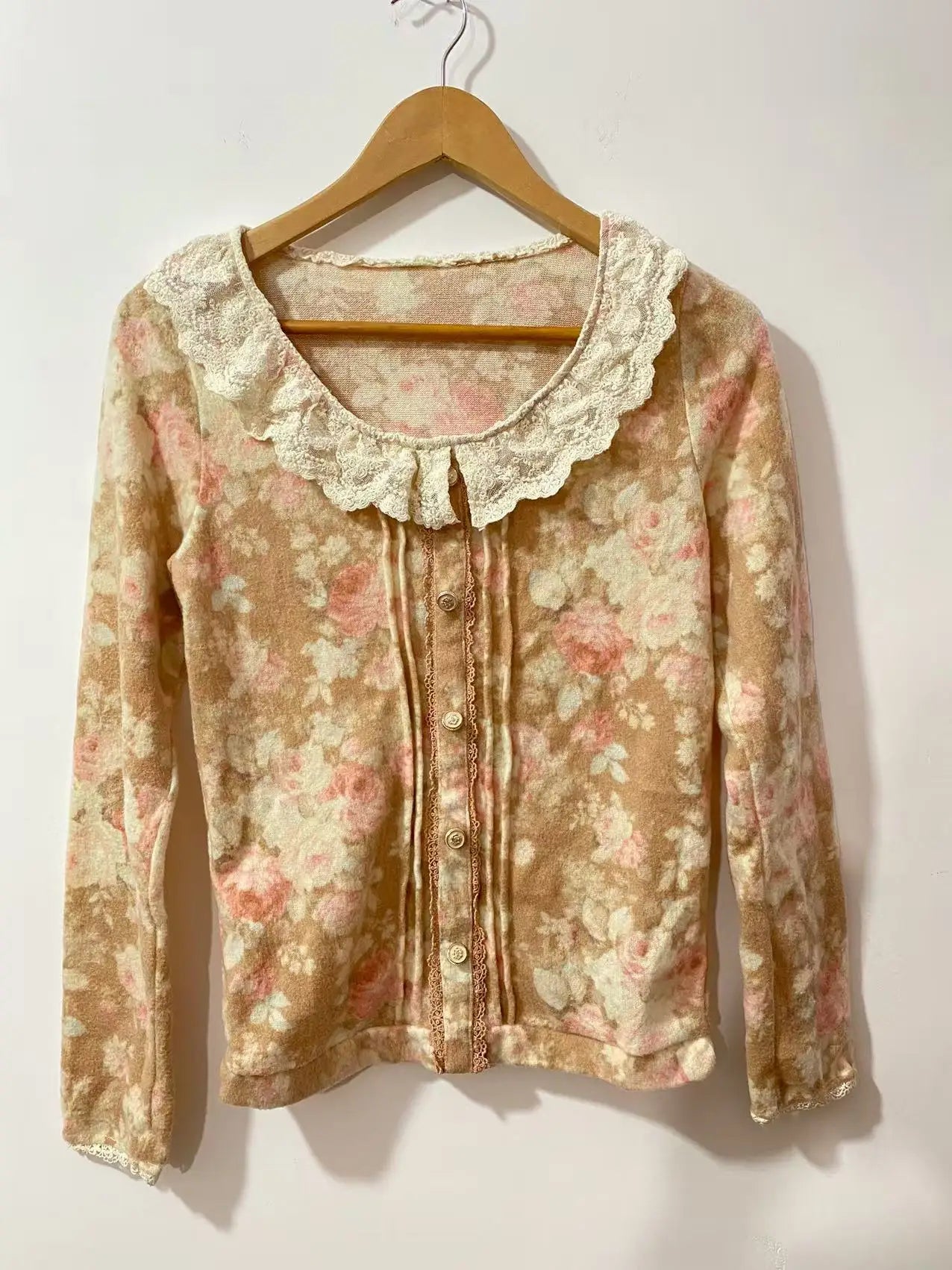 Knitted Long Sleeve Cardigan Sweater