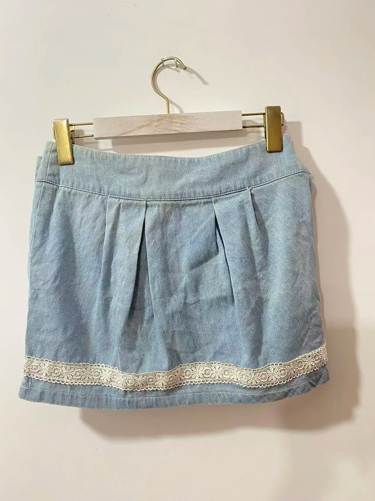 Lace Mesh Embroidery Mini Skirt Unique Short Skirts