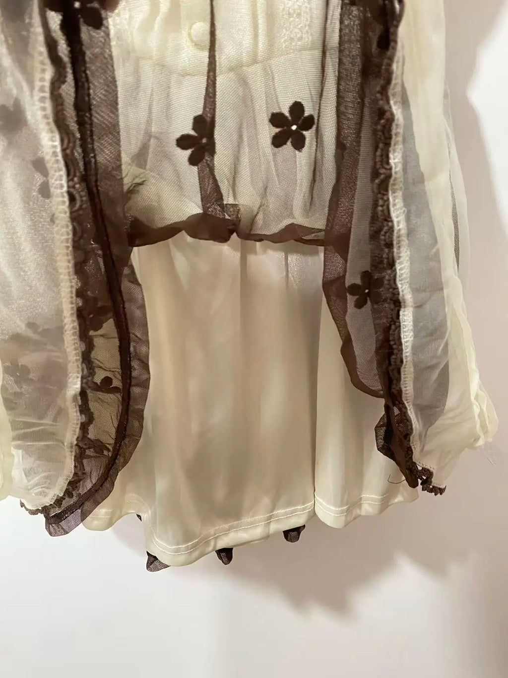 Lace Chiffon Mini Dresses