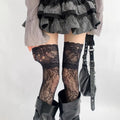 Lace Floral Fishnet Stockings