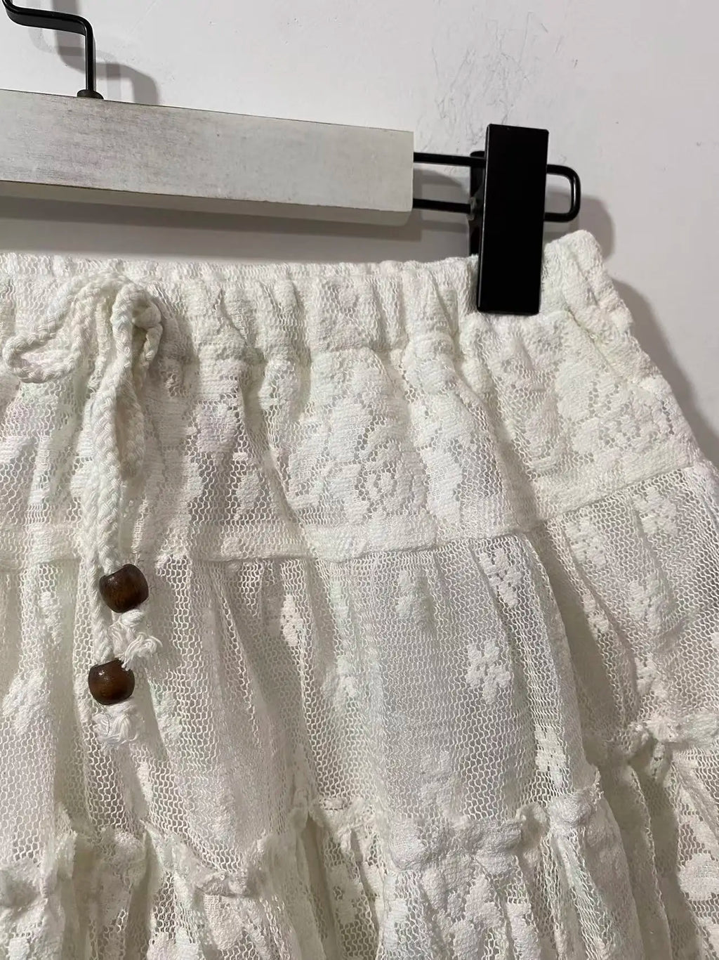 Lace Mesh Embroidery Mini Skirt Unique Short Skirts
