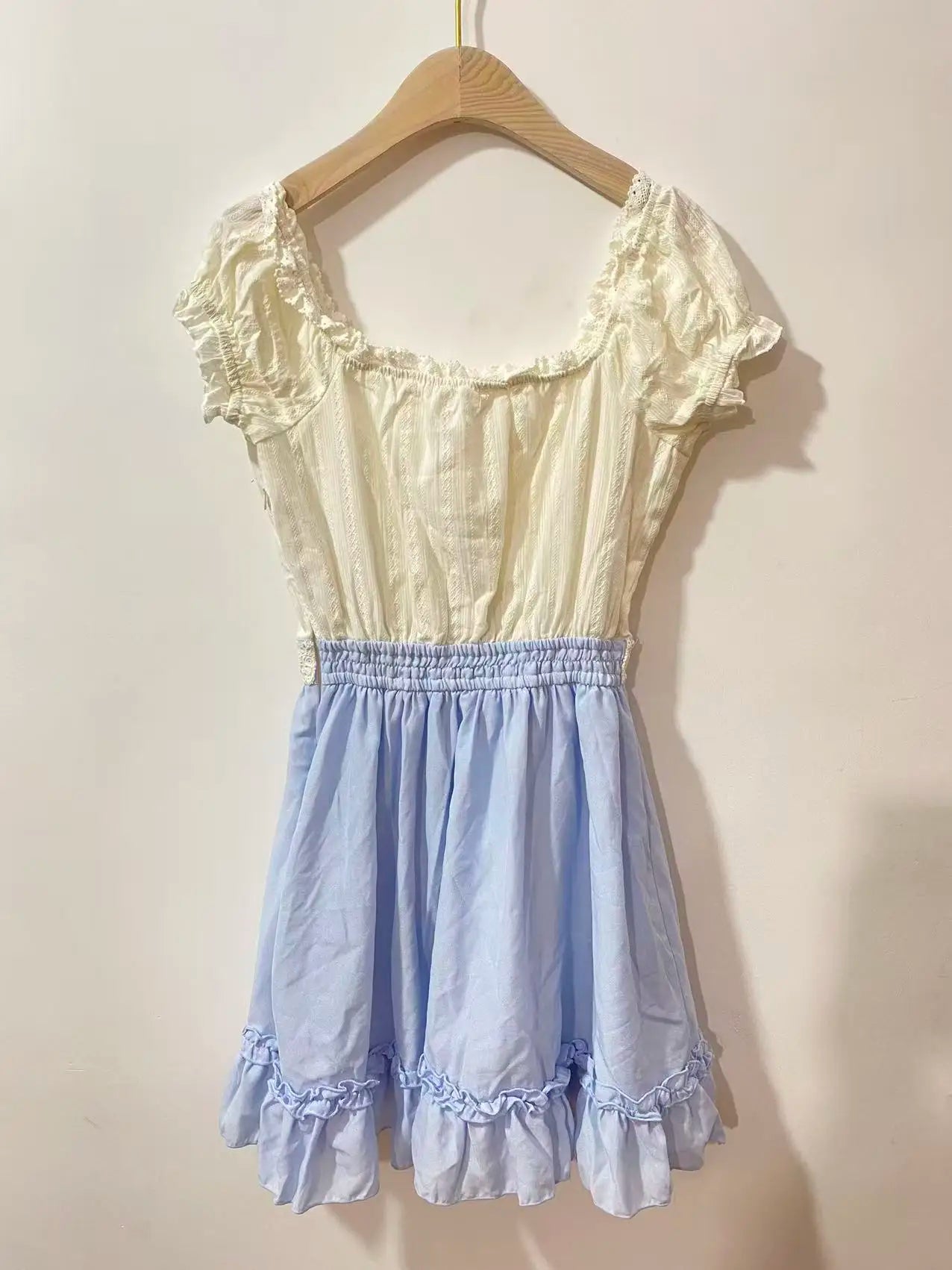 Lace Chiffon Mini Dresses