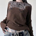 Dark Souls Grunge Long-Sleeved Top