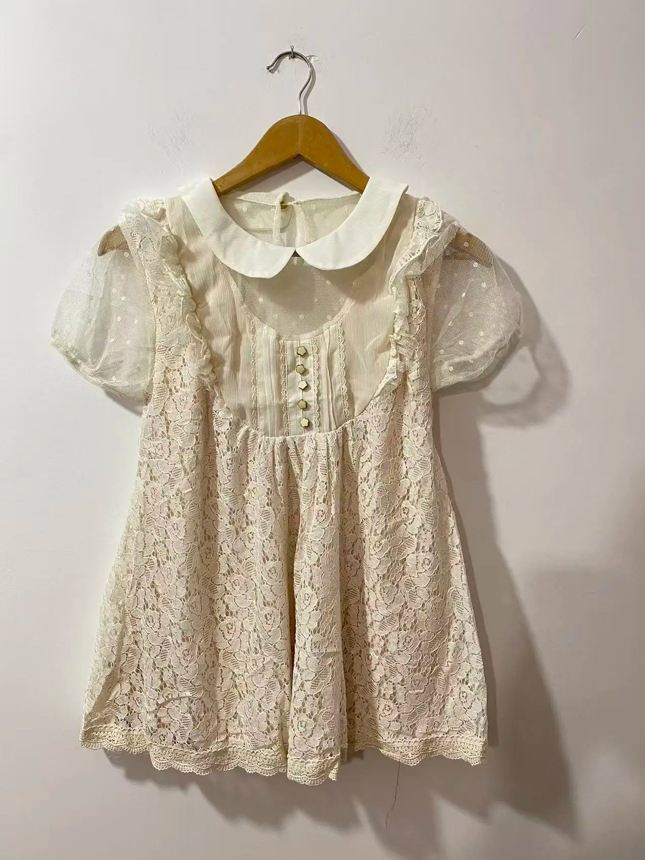 Lace Chiffon Mini Dresses