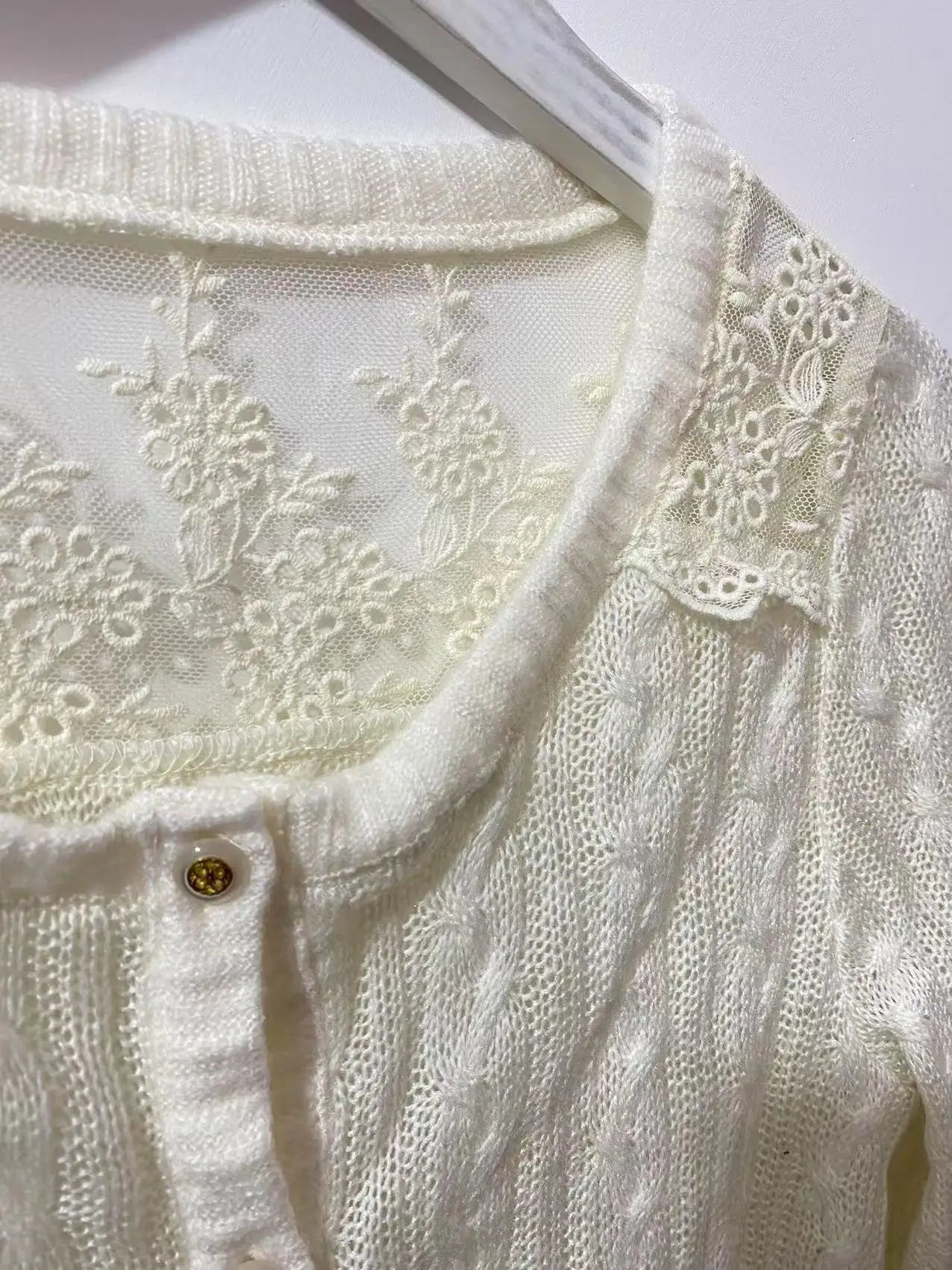 Knitted Long Sleeve Cardigan Sweater