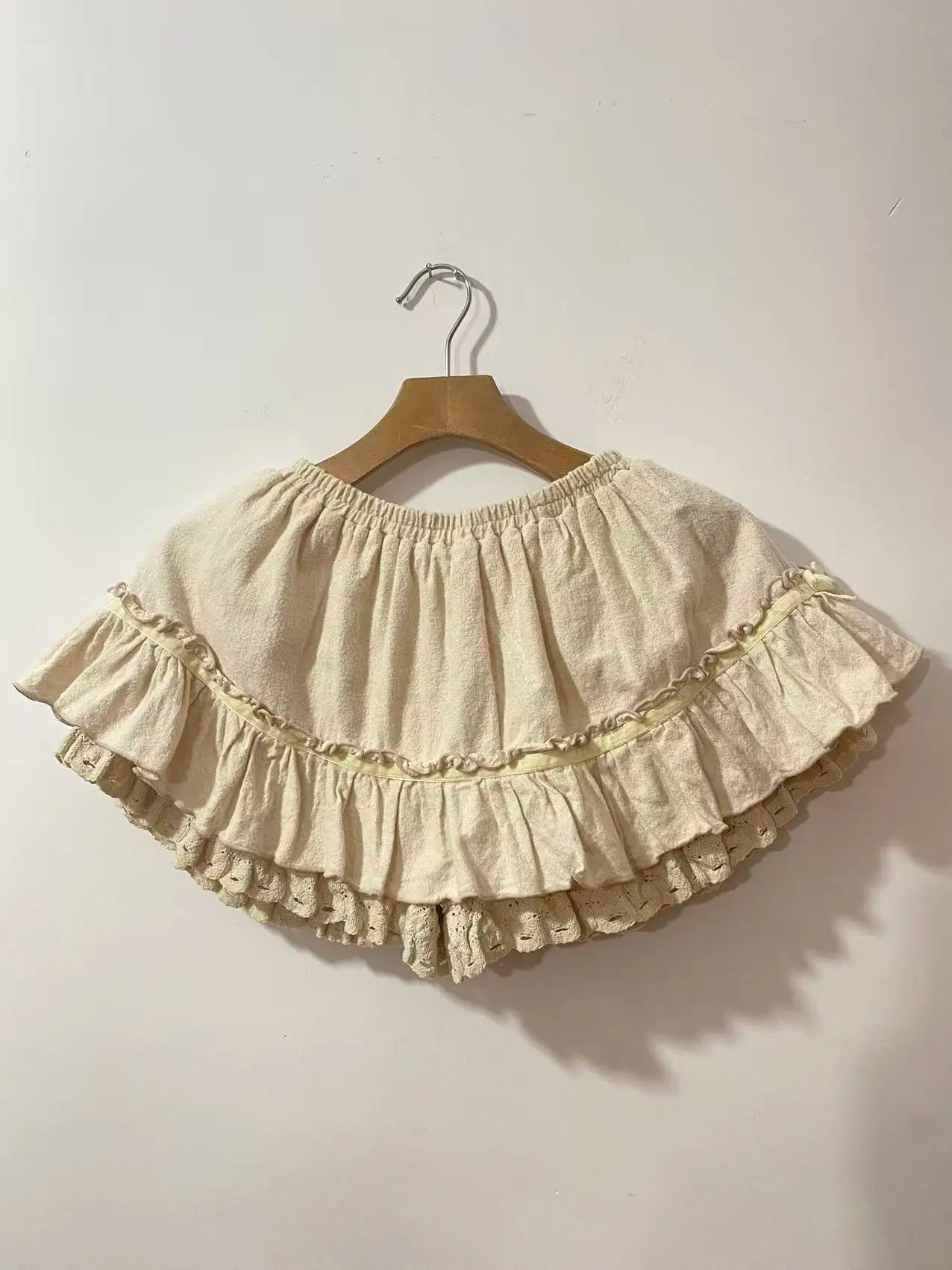 Lace Mesh Embroidery Mini Skirt Unique Short Skirts