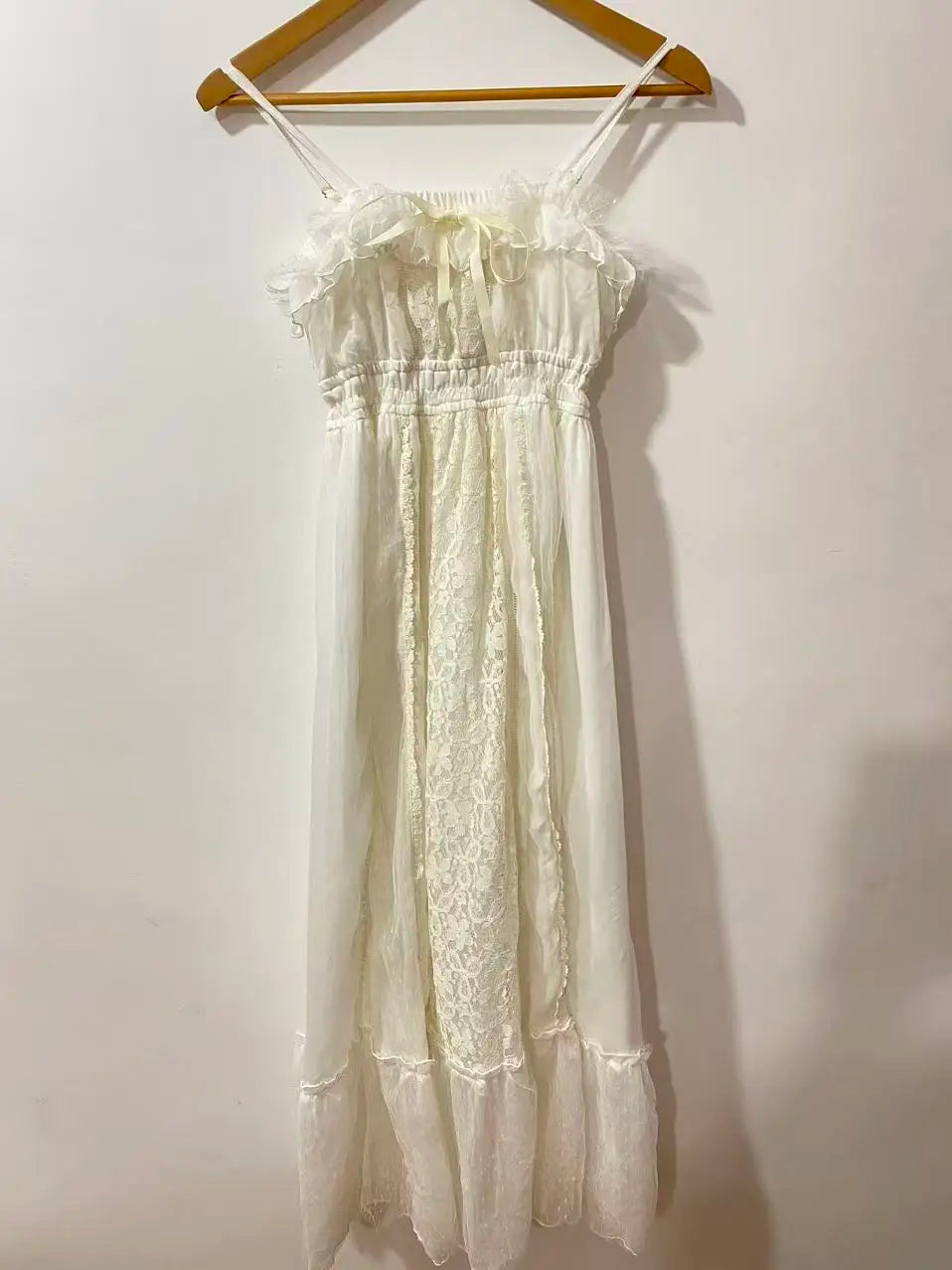 Lace Mesh Fairy Long Dress