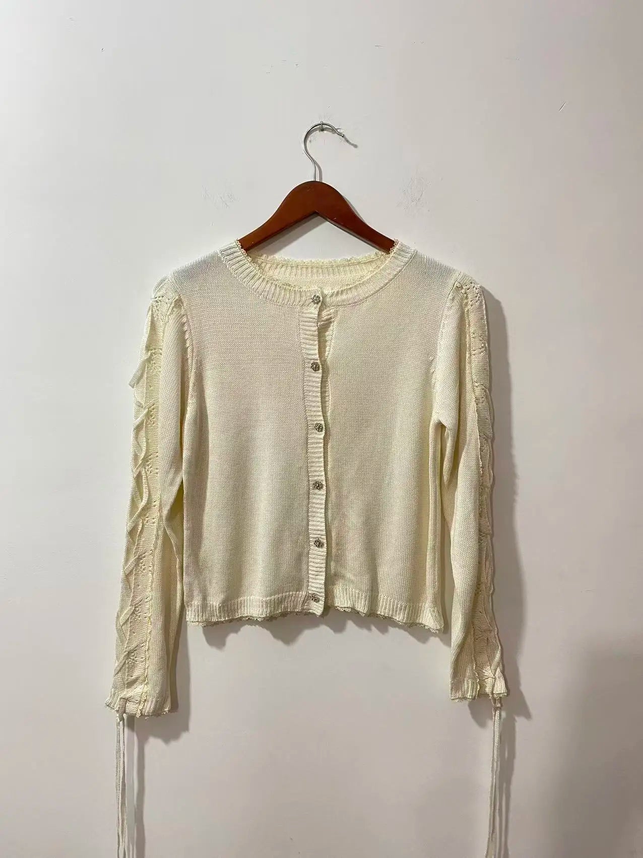Knitted Long Sleeve Cardigan Sweater