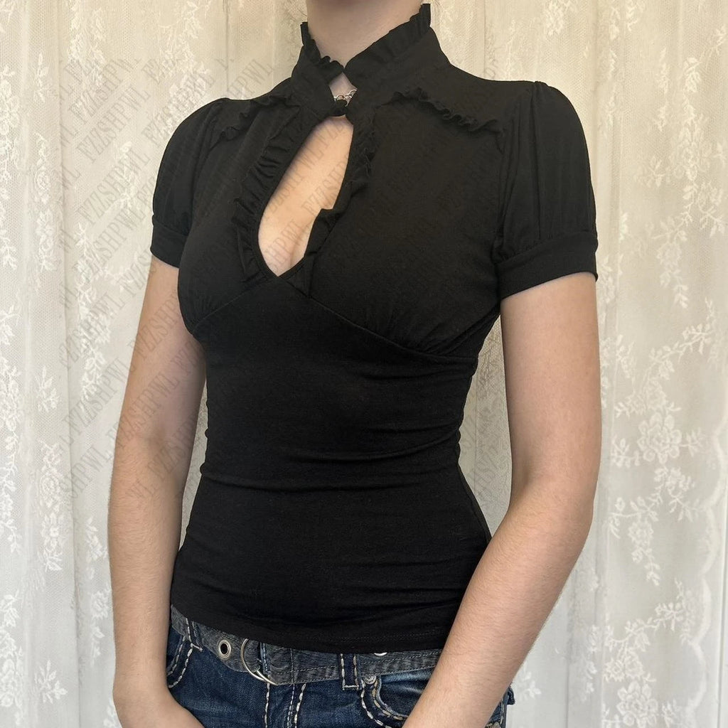 Black Vampire Blouse